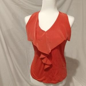 Deletta Anthropologie orange tank top